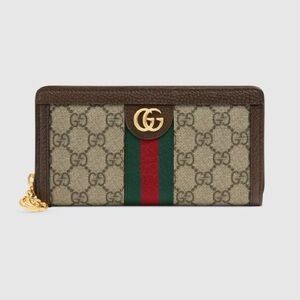 Gucci OPHIDIA ZIP AROUND WALLET